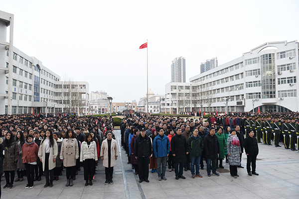 升旗仪式现场